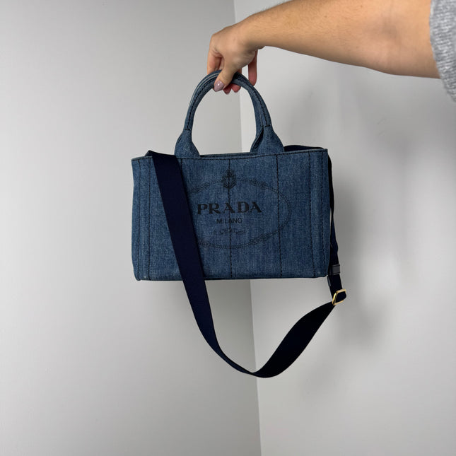 Sac Cabas Denim Prada Tu
