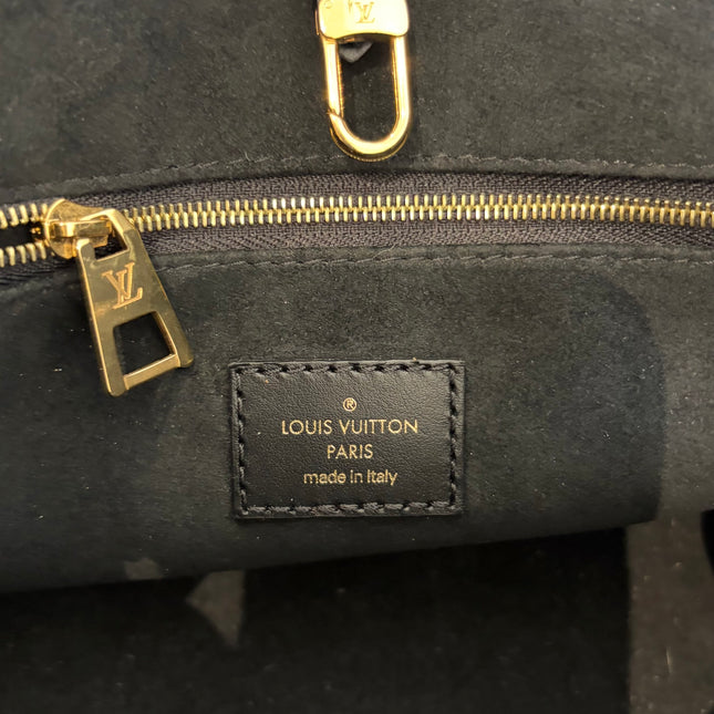 Sac Louis Vuitton On The go PM empreinte Noir