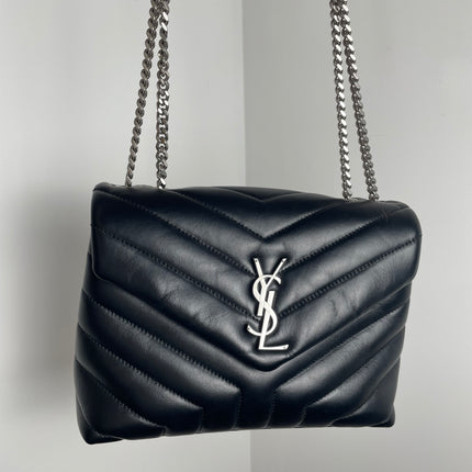 Sac Saint Laurent Loulou small bijouterie argent