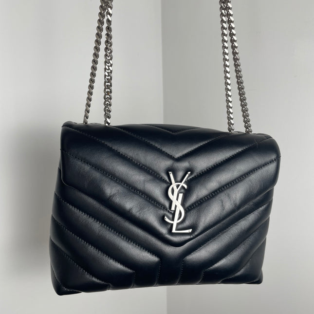 Sac Saint Laurent Loulou small bijouterie argent
