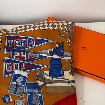 Châle Hermès 140 cm Les trophées