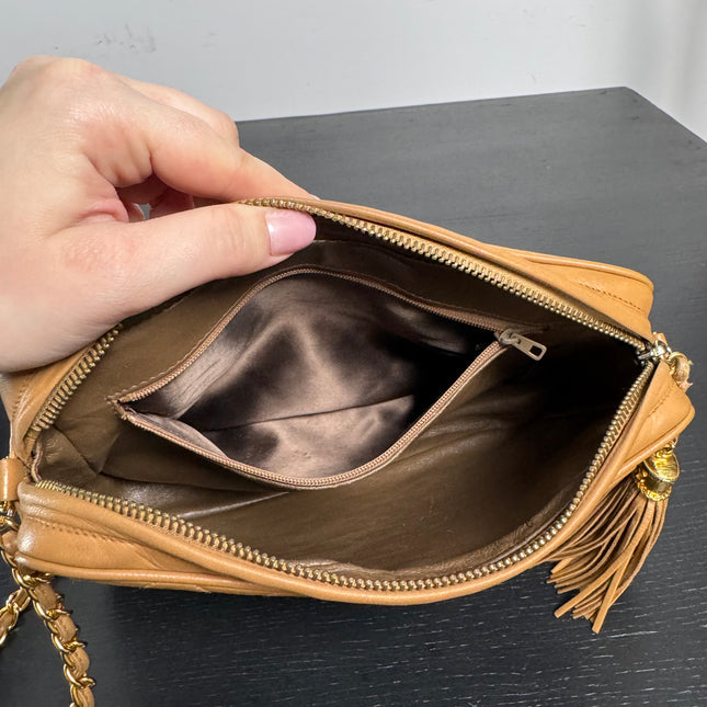 Sac Chanel Caméra Caramel