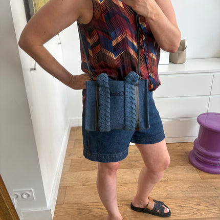 Sac Chloé Woody Bleu jean