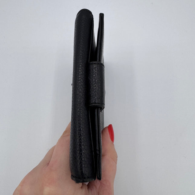 Portefeuille Chanel Cuir Caviar Noir