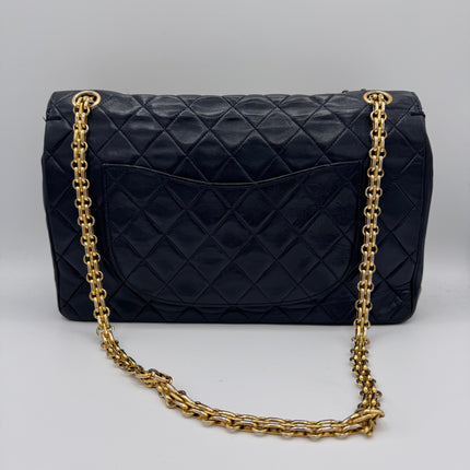 Sac Chanel Vintage Timeless Marine