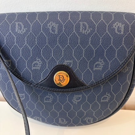 Sac Christian Dior bandoulière toile nid d’abeilles