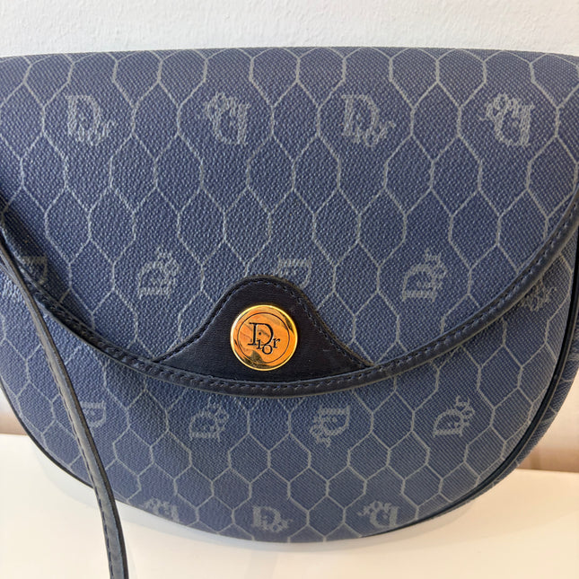 Sac Christian Dior bandoulière toile nid d’abeilles