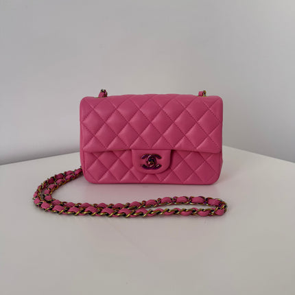 Sac Chanel Mini Timeless Rose Édition Limitée
