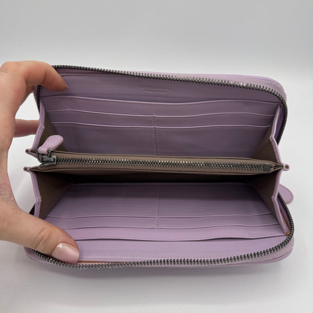 Portefeuille Bottega Veneta lilas