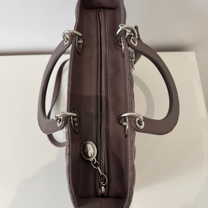 Sac Dior Lady Dior Large Prune