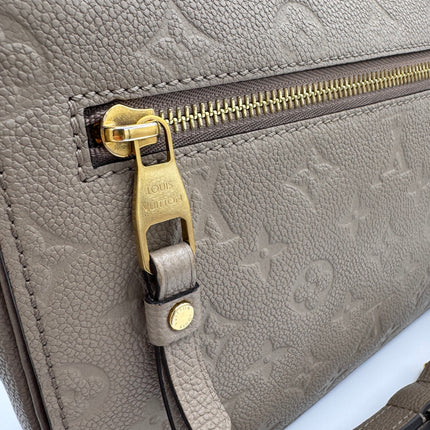 Sac Louis Vuitton Métis Cuir Empreinte tourterelle