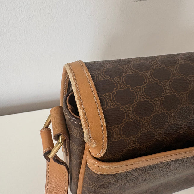 Sac Céline bandoulière toile Macadam