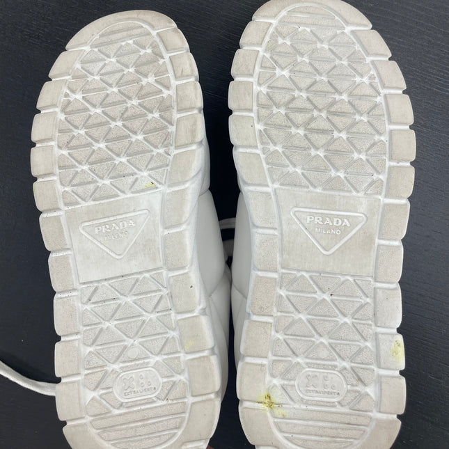 Basket Prada en cuir blanc T36