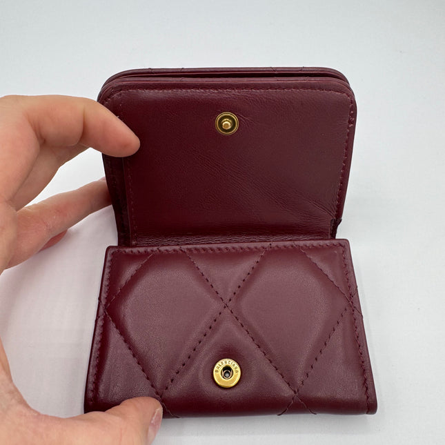 Portefeuille Balenciaga Bordeaux