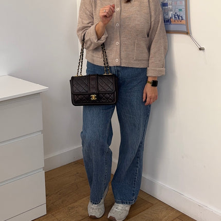 Sac Chanel rabat simple cc élégant medium