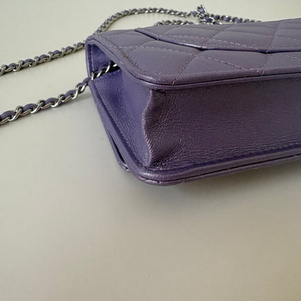 Sac Chanel wallet on chain Violet