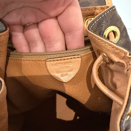 Sac à dos Celine vintage Macadam