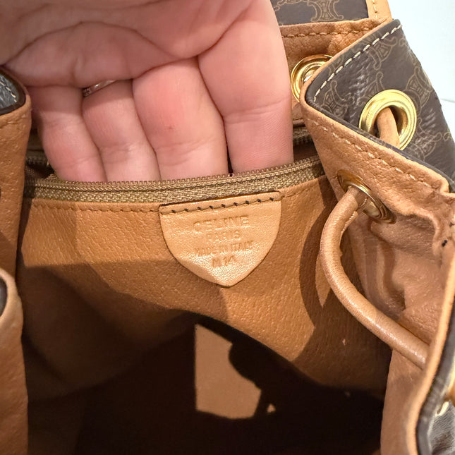 Sac à dos Celine vintage Macadam