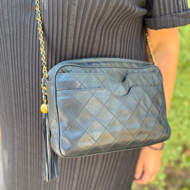 Sac caméra Chanel vintage