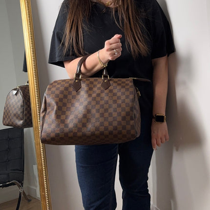 Sac Louis Vuitton Speedy 35 Damier Ébène