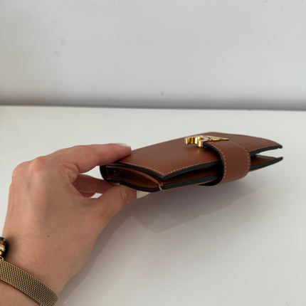 Portefeuille Celine Triomphe Moyen Tan