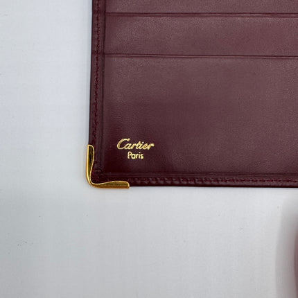 Portefeuille Cartier plat
