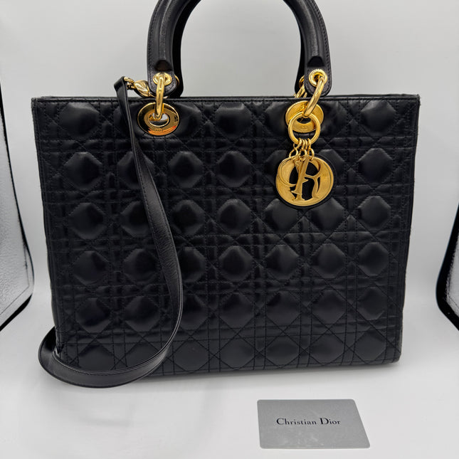 Sac Lady Dior Large Noir