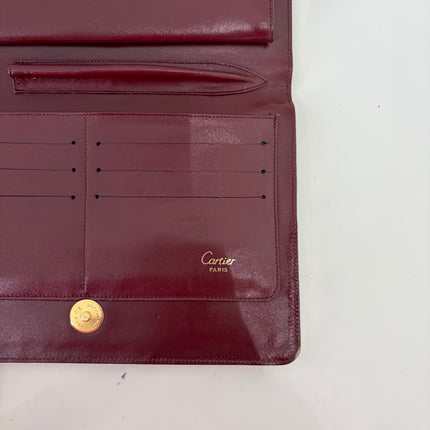 Pochette Cartier à Dragonne bordeaux