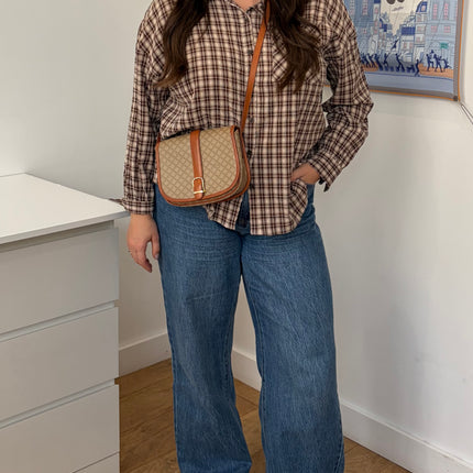 Sac Celine Macadam Beige