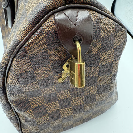 Sac Louis Vuitton Speedy 30 damier ébène