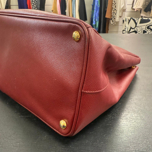 Cabas Prada Galleria GM Rouge