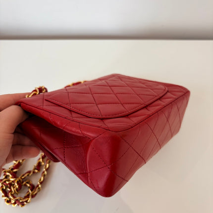 Sac Chanel Timeless Mini Square Rouge