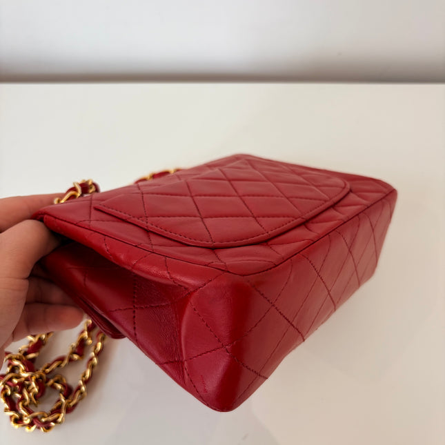 Sac Chanel Timeless Mini Square Rouge