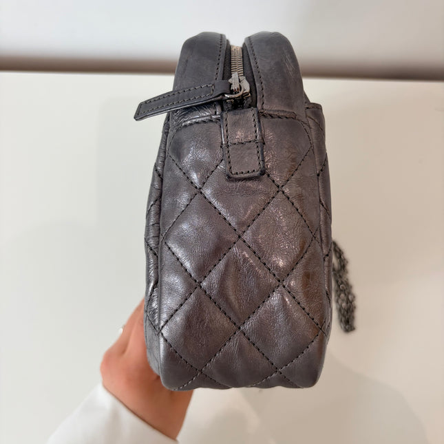 Sac Chanel Caméra 2.55 Argent Irisé