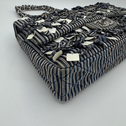 Sac Chanel Timeless Tissu Rayé