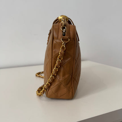 Sac Chanel Caméra Caramel bandoulière