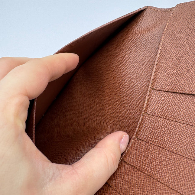Portefeuille chéquier Louis Vuitton Monogram