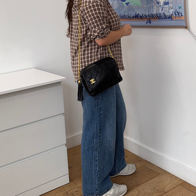 Sac Chanel Caméra bandoulière fermoir classique