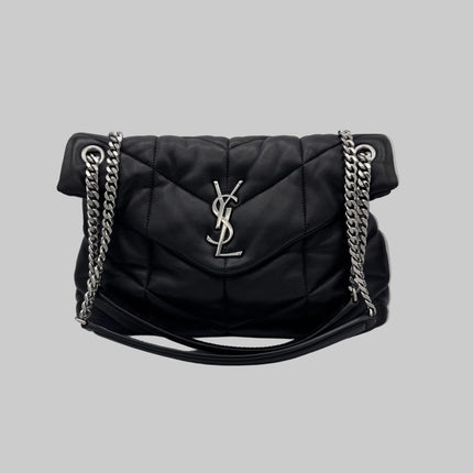 Sac Saint Laurent Puffer Large Noir