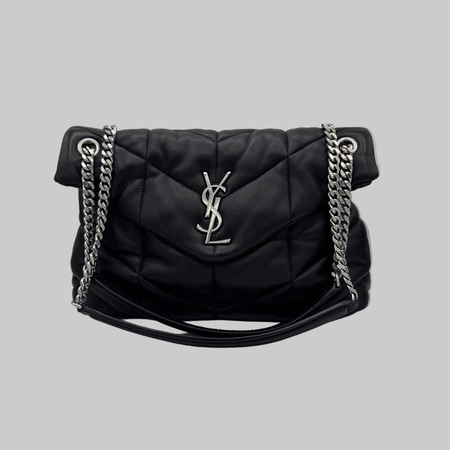 Sac Saint Laurent Puffer Large Noir