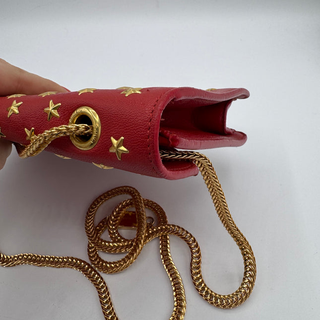 Sac Betty Chain Saint Laurent Rouge Étoiles