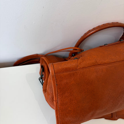 Sac Balenciaga city cognac