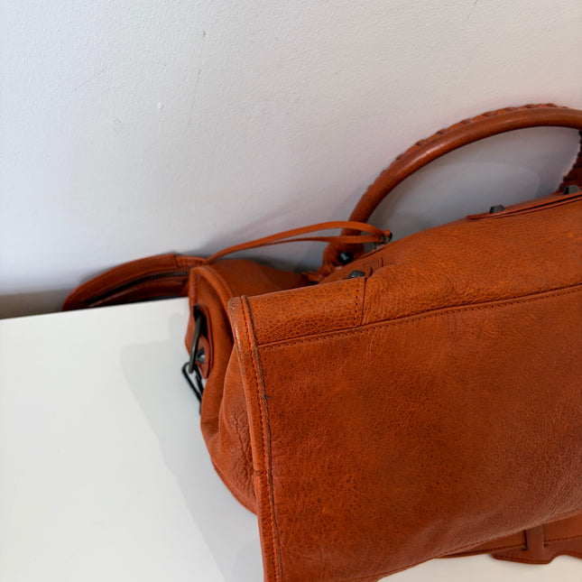 Sac Balenciaga city cognac