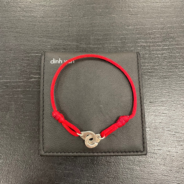 Bracelet Dinh Van Tissu Rouge