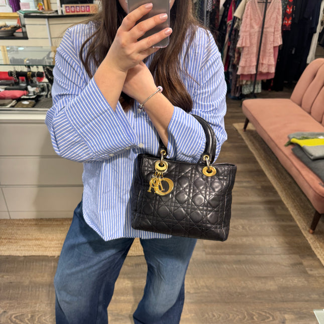 Sac Lady Dior Small Noir