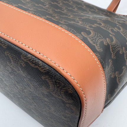 Cabas Celine Moyen Toile Triomphe