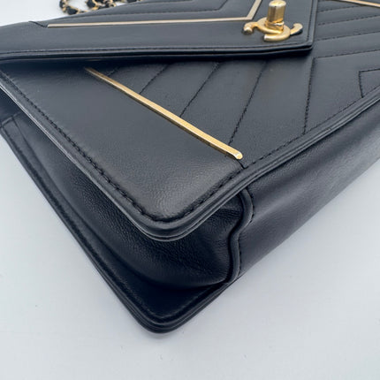 Sac Chanel Chevrons Noir