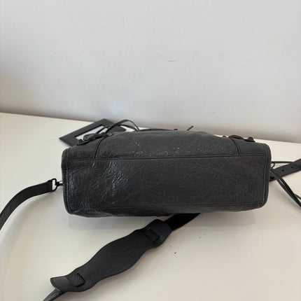 Sac Balenciaga City Small gris foncé
