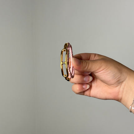 Bracelet Hermès Roulis Rose T1