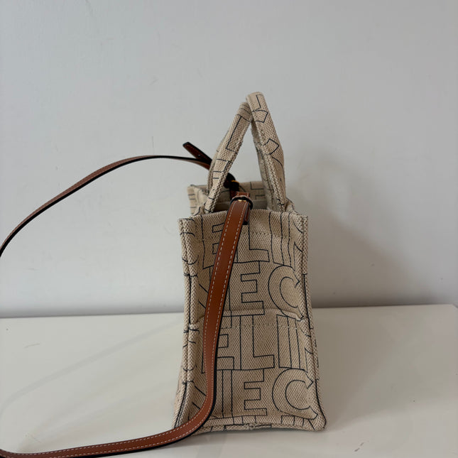 Sac Celine Cabas Thais beige